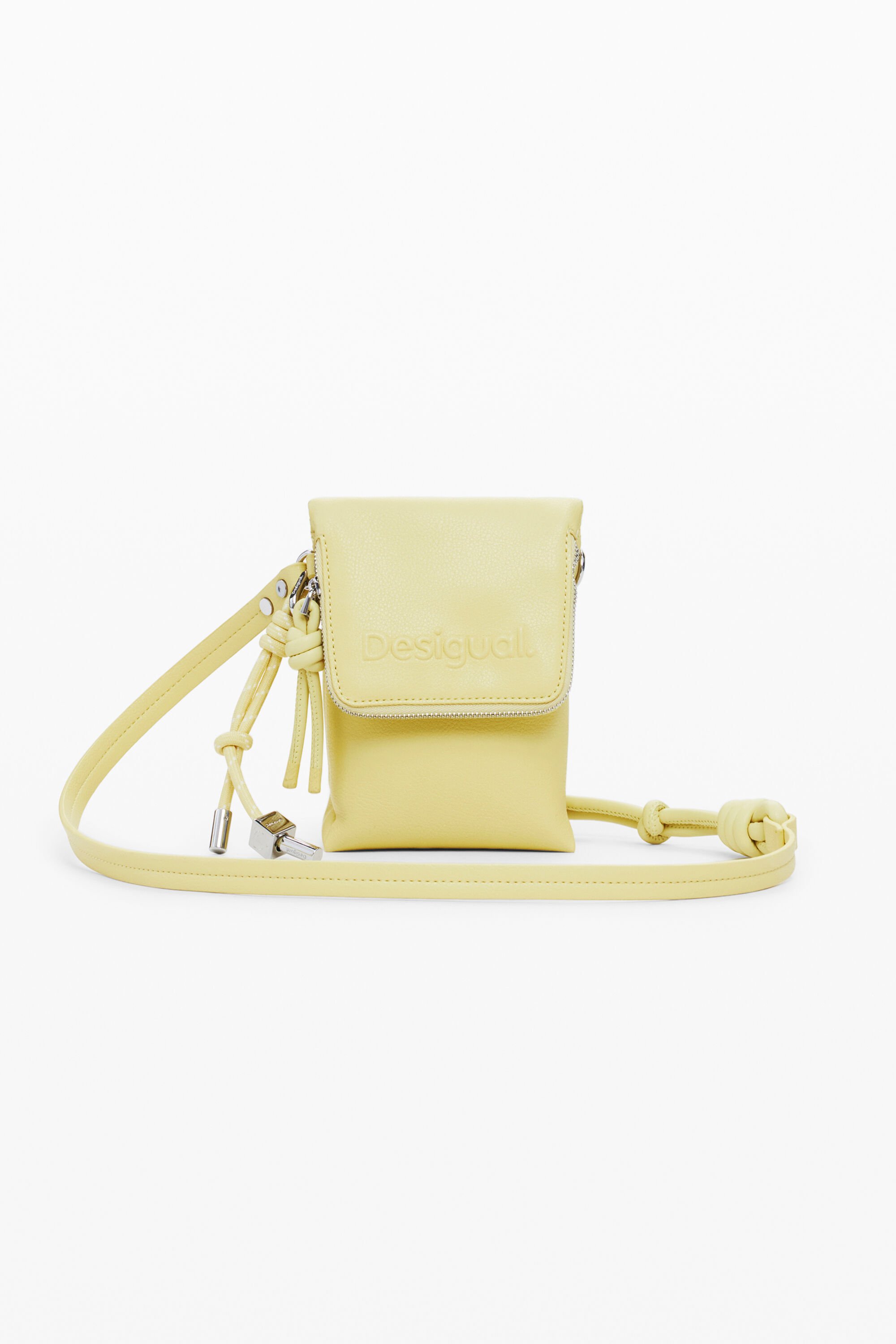 Desigual Logo telefoonhouder - YELLOW
