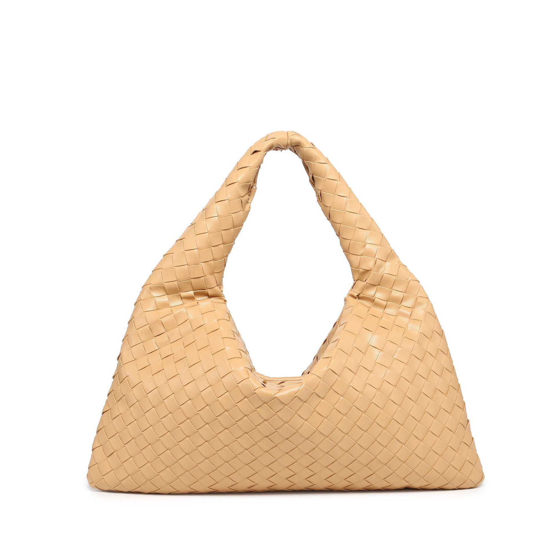 VantaGoods Geweven dames-dumplingtas: Herfst/Winter Mode, Grote Capaciteit, Trendy All-Match Commuter Handtas