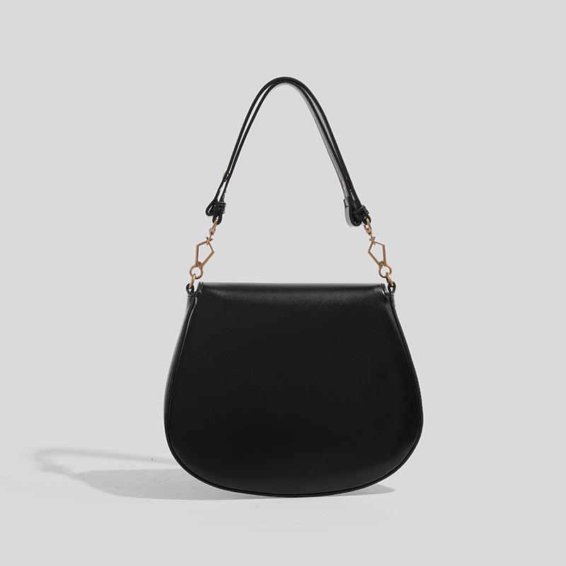 VantaGoods Yang Shulin Elegant 2024 Tofu Saddle Bag - Chique lichte luxe schoudertas voor dames 23*7*20cm zwart