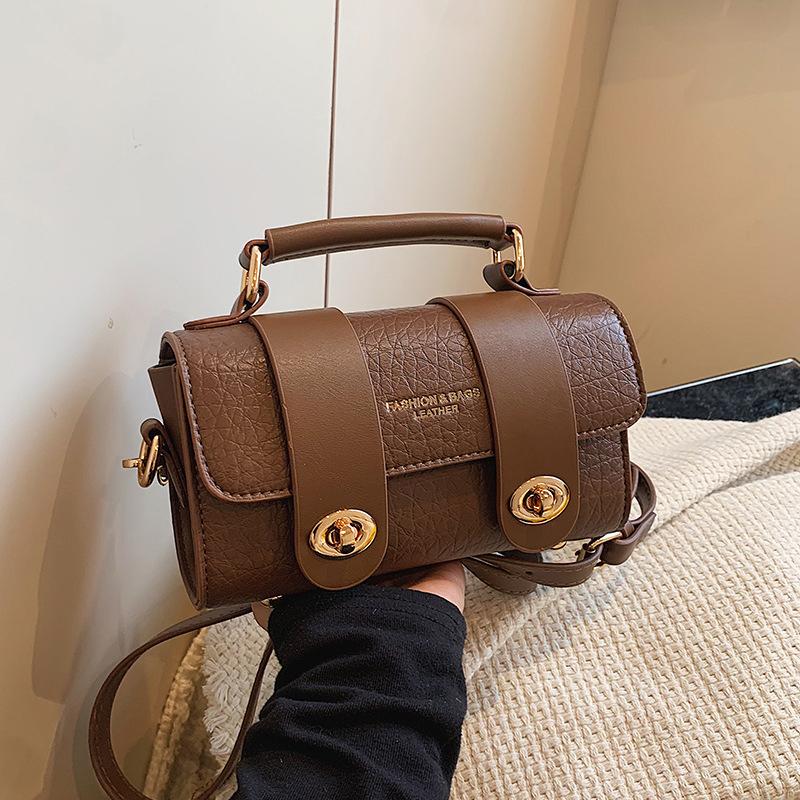 Fancy Lady Herfst populaire kleine crossbodytas voor dames, modieuze crossbodytas met één schouder, handtas in commuterstijl one size bruin