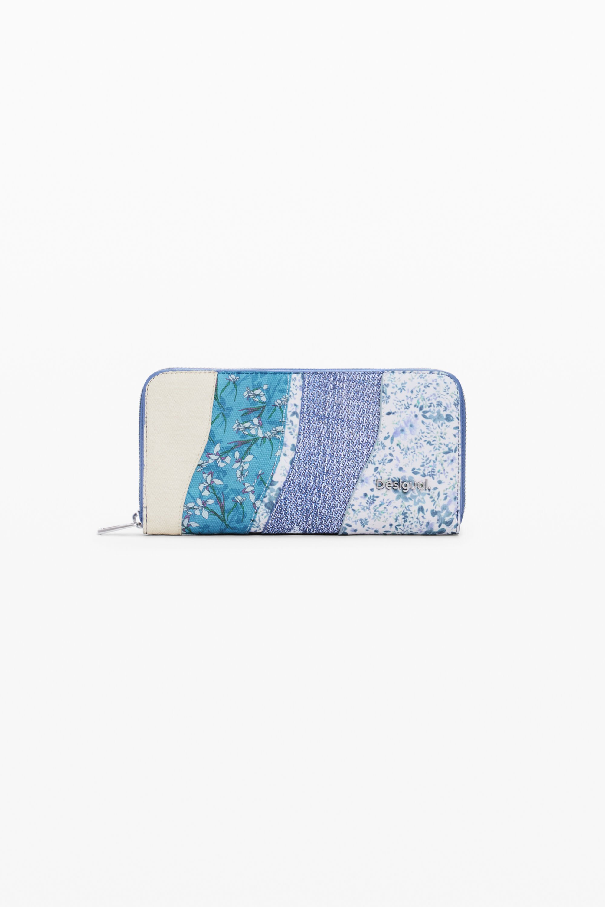 Desigual Langwerpige patch portemonnee - MATERIAL FINISHES