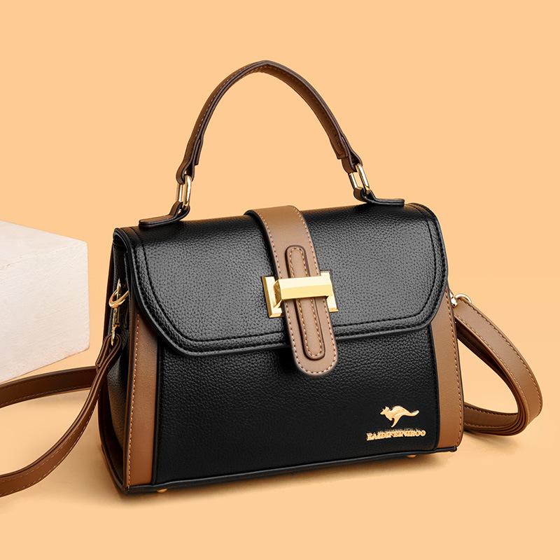 Sports Trend Bag Crossbodytas Damestas Modekleurcontrast Schoudertas Dames Kleine Vierkante Tas zwart