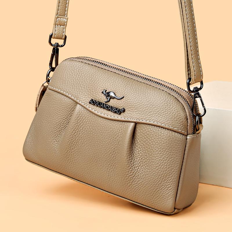 Sports bag Monochrome leren crossbodytassen voor dames, schoudertas van echt leer, designertassen