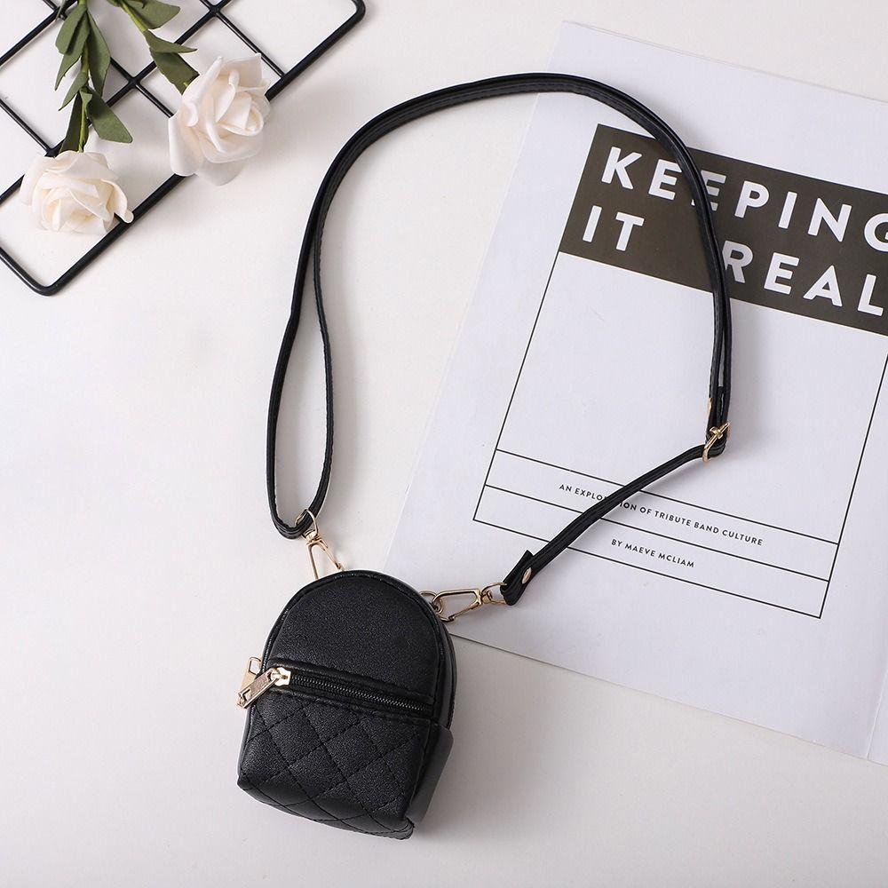 ZBruitai PU Leather Crossbody bag Portable Shoulder bag New Coin Purse  Women zwart