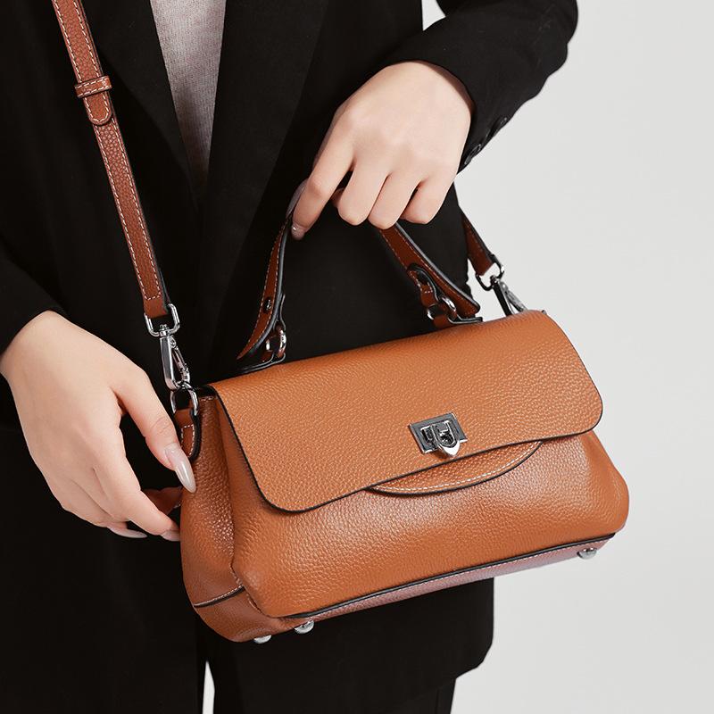Sports Trend Bag Echte leren damestas lente/zomer mode crossbody tas Niche Premium Sense schoudertas