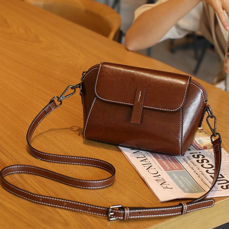 Sports Trend Bag Echte leren damestas, kleine tas, damestas, niche premium sense schoudertas, crossbodytas, portemonnee