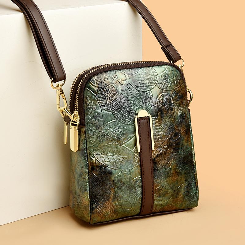RUWB BAGS Casual damestassen PU-portemonnees effen kleur mobiele telefoon portemonnee dames crossbody schoudertas handtas dames geld messenger bag paars