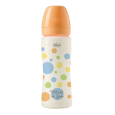 Chicco Perfect Easy 330 ml babyfles in orange