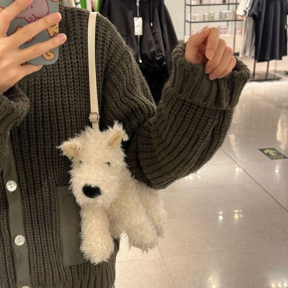 Shengtukeji West Highlands Witte Puppy Teckel Schoudertas Teckel Crossbody Tas Winkelen West Highland puppy