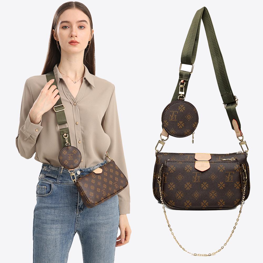 The Best of the Best LFM Bruine Crossbody Tassen voor Vrouwen Multi Pochette Schoudertas Handtassen Dames Handtassen Dames Handtassen Vrouwelijke 2023 Trend