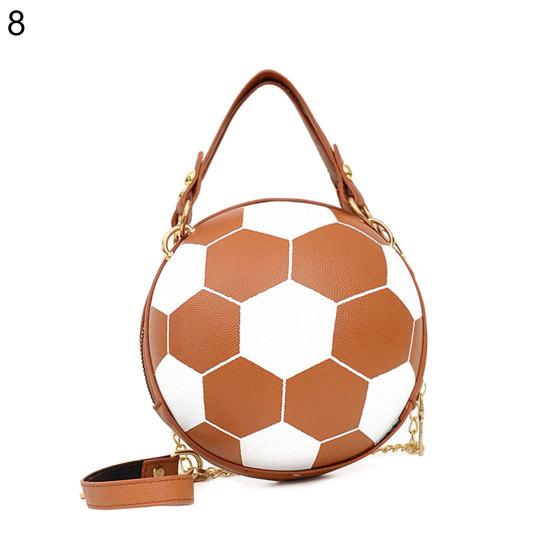 Wonder Pocket Nieuwste chique dameshandtas ronde basketbalvoetbal kunstleer crossbody schoudertas 04