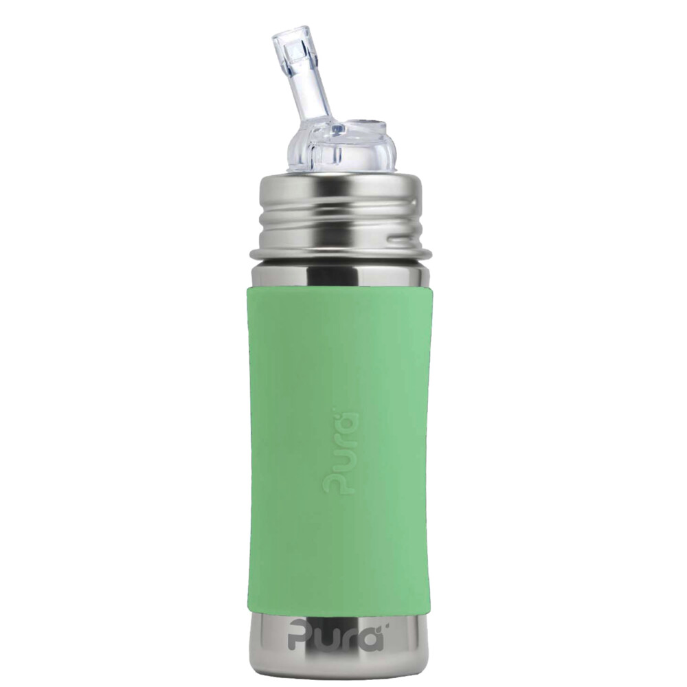Pura Rietjesfles RVS Moss Sleeve 325 ml
