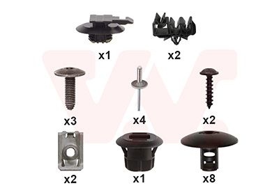 Fiat Montageset Achterbumper