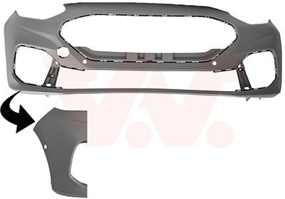 Ford Voorbumper In Primer