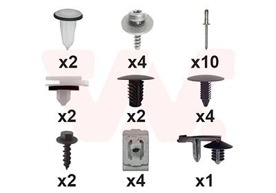 Ford Montageset Achterbumper