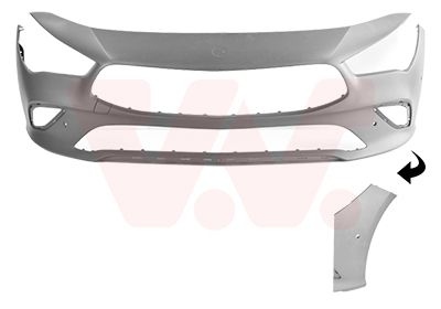 Mercedes-Benz Voorbumper In Primer