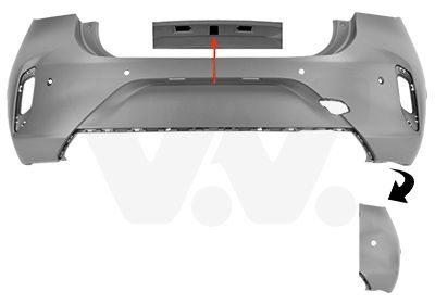 Opel Achterbumper