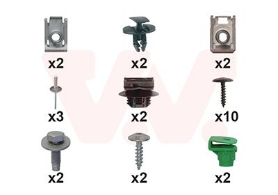 Opel Montageset Achterbumper
