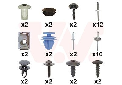 Mercedes-Benz Montageset Achterbumper