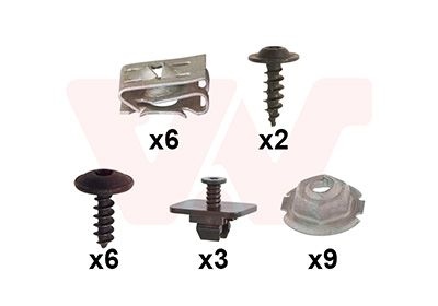Volkswagen Montageset Achterbumper
