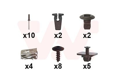 Volkswagen Montageset Achterbumper