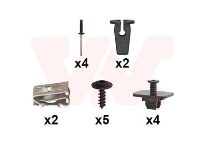 Volkswagen Montageset Achterbumper