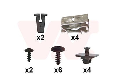 Volkswagen Montageset Achterbumper
