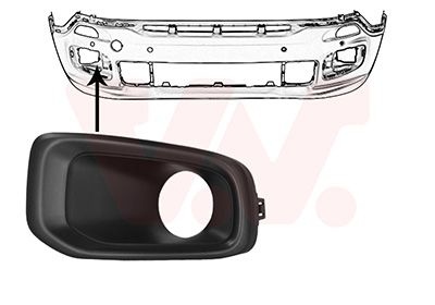 Jeep Luchtgrille Onder R.