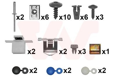 Volkswagen montageset voorbumper