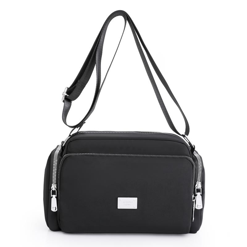 Your favorite bag Damestas Waterdichte nylon handtassen Pure kleur Mode Multifunctioneel Crossbody draagtas met grote capaciteit Casual Messenger Mum Bag