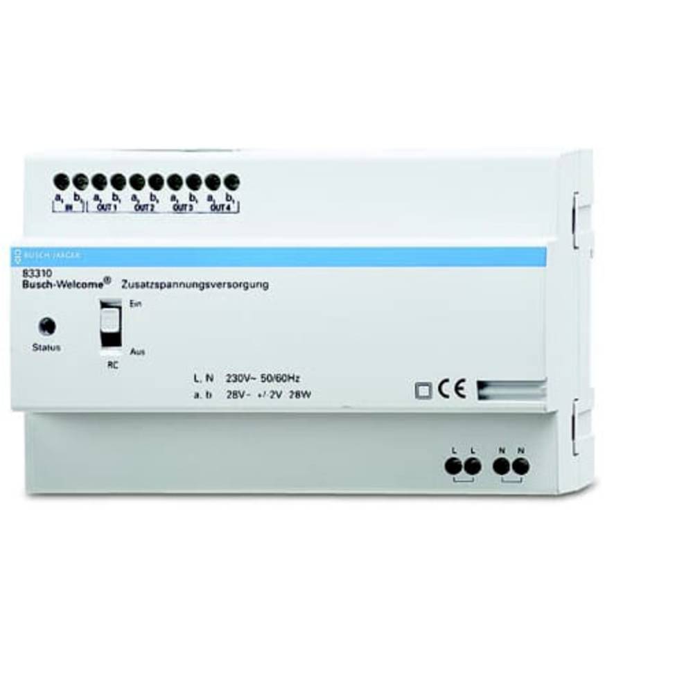 Busch-Jaeger 83310 Netvoedingsmodule Aantal uitgangen:4 x Inhoud 1 stuk(s)