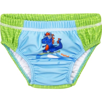 Playshoes UV-beschermende luierzwembroek Dino blauw-groen