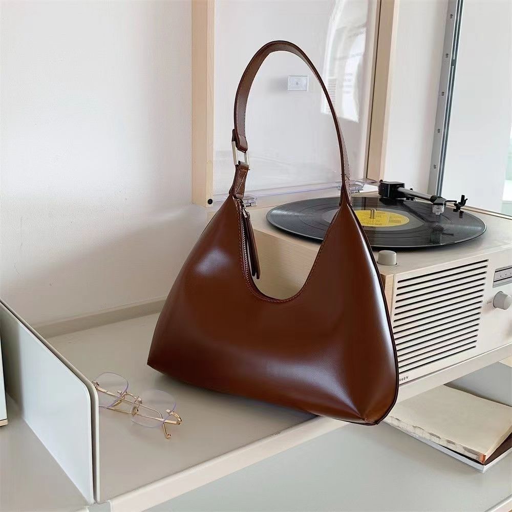 Framont Fashion House Damestas 2024 Merk Designer Rits Kleine Handtassen Dame Mode Schoudertas PU Leer Casual Hobo Tassen zwart