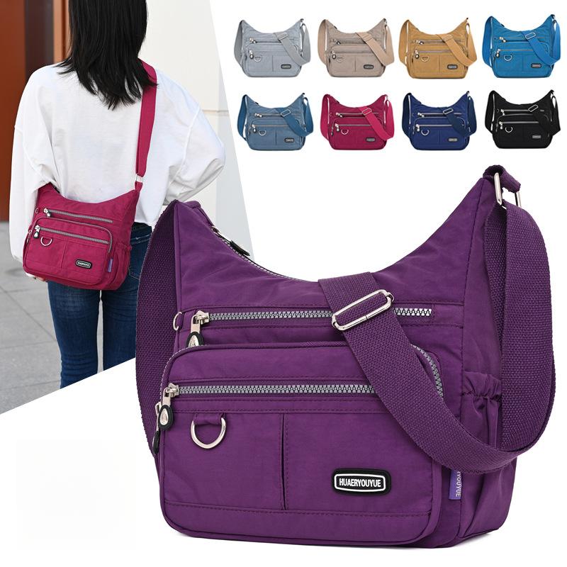 Molly Show Nieuwe dameshandtas Schoudertas Vrouwelijke lichte crossbodytas Dames Messenger Bag Nylon waterdichte damesportemonnee Sac A Main abrikoos