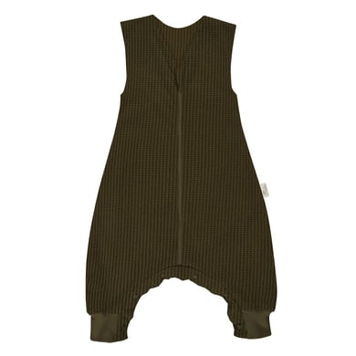 Alvi Sleep-Overall Special Stof Gebreid Khaki