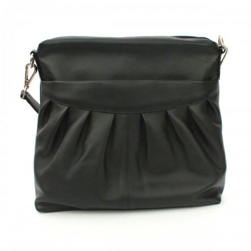 Eastern Counties Leather Eastern Counties lederen dames/dames Leona lederen handtas met ruches One Size