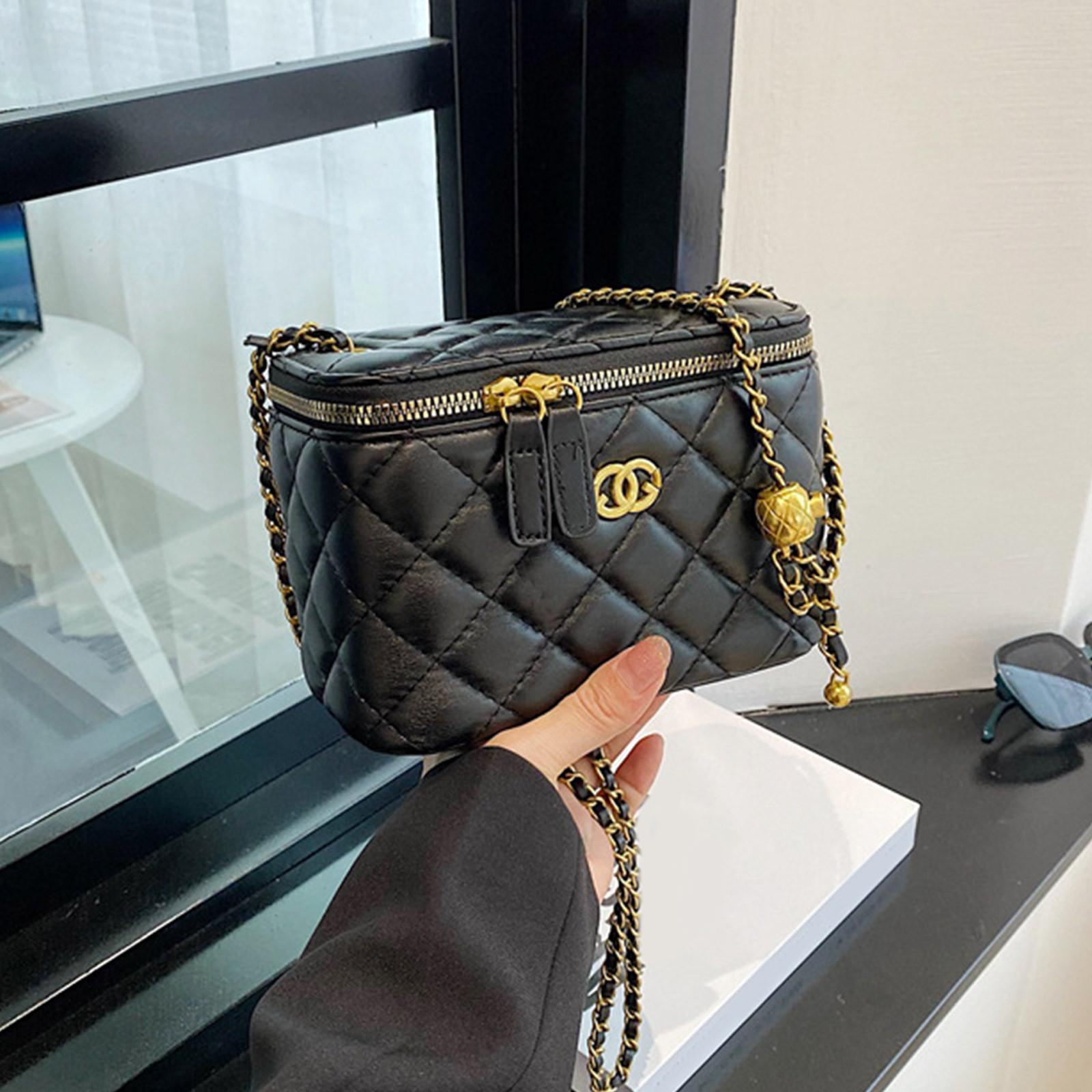 Master key Damestas Kleine vierkante tas Effen kleur Casual Veelzijdig Zakelijk Damestas Okseltas One Size zwart