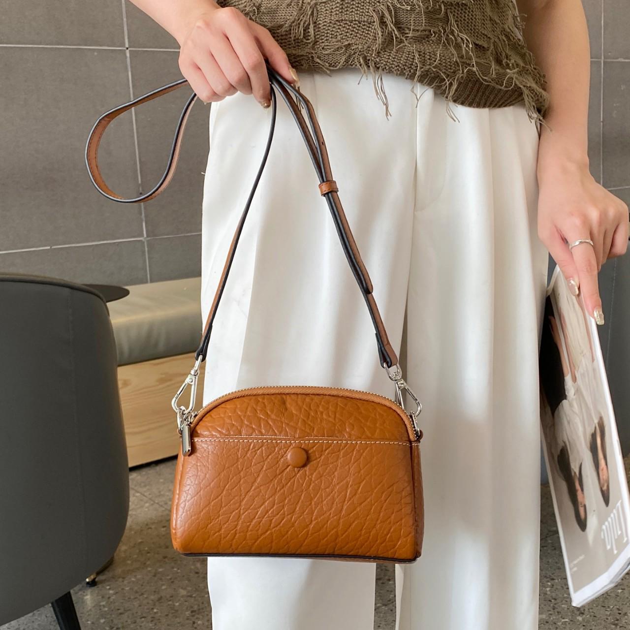 Got Now 2025 Genuine Cowhide Leather Small Square Bag - Trendy, Versatile & Convenient Women's Messenger