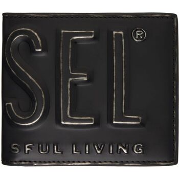 Diesel Portemonnee  X10206 P8078 DSL 3D BIFOLD-T8013 BLACK