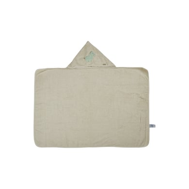 Sterntaler Badhanddoek met capuchon 100 x 70 cm boerderij sand