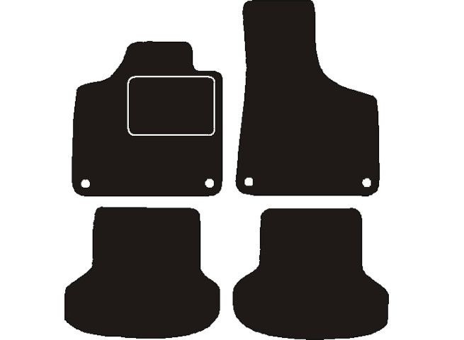 Audi Automatten passend voor  A3 cabrio 8P7 2008-2013