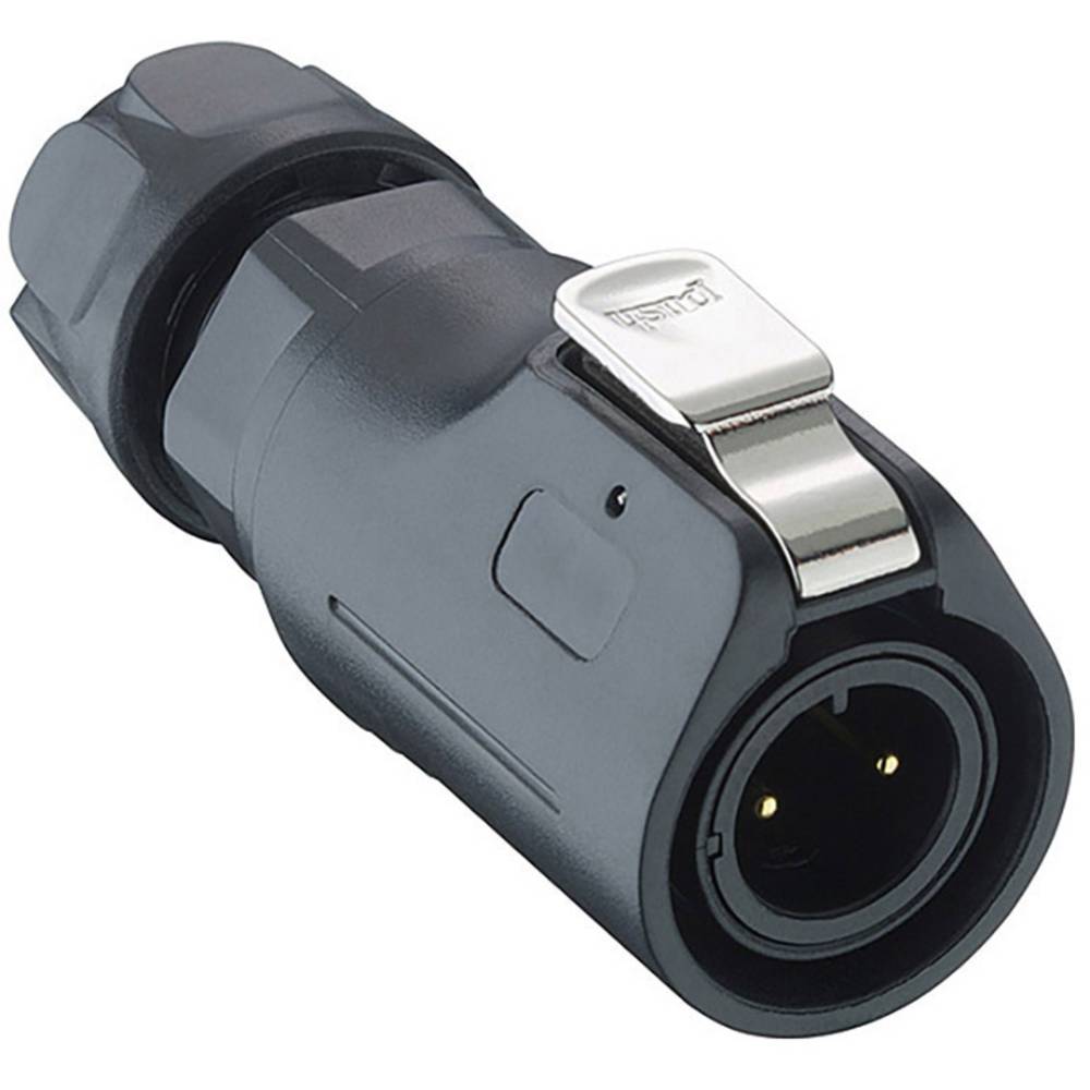 Lutronic 0250 02 Ronde connector Stekker, recht Totaal aantal polen: 2 1 stuk(s)