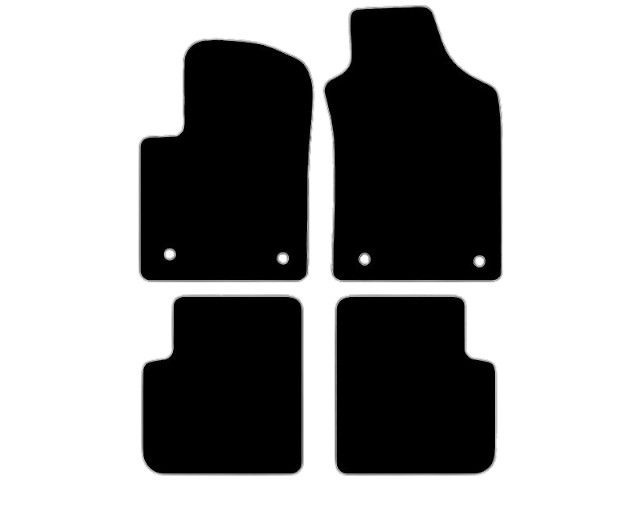 Fiat Automatten passend voor  500 Dualogic 2007-2012