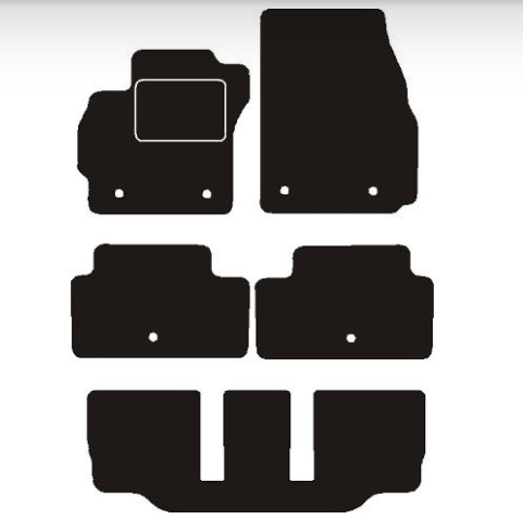 Mazda Automatten passend voor  5 7 persoons 2005 - 2010 (inkl orig. ringen)
