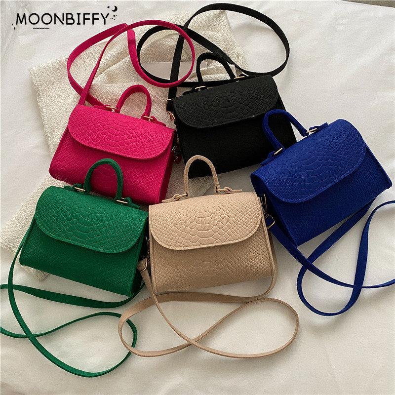 Warm clothes family Retro tassen voor vrouwen 2024 Trend Handtassen Designer Luxe Vierkante Crossbody Tassen Vrouwelijke Totes Schouder Handtassen Dames Tote Bags blauw
