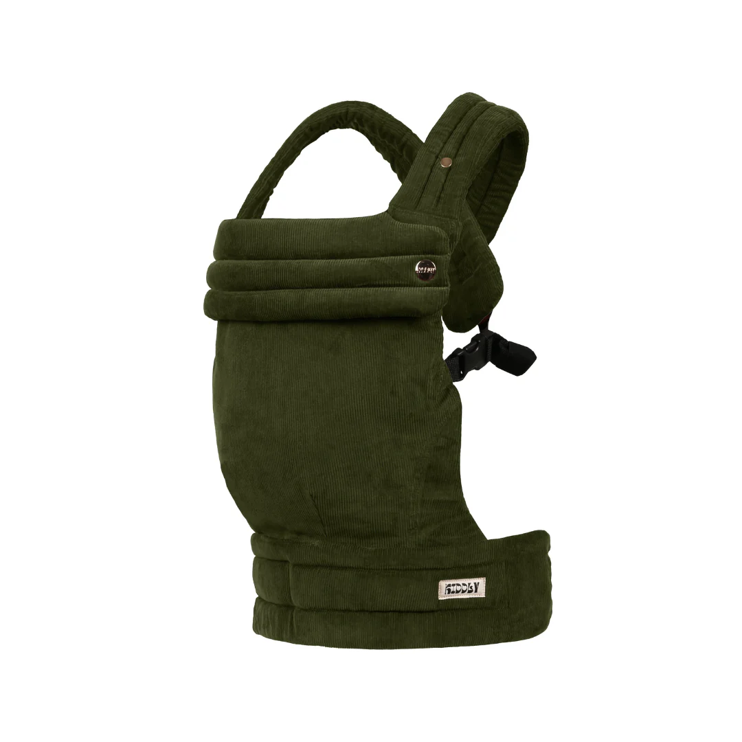 Kiddly Draagzak Corduroy Olive Green