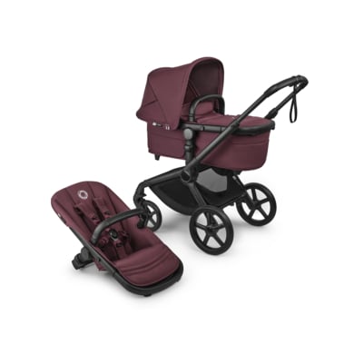 Bugaboo Kinderwagen Fox 5 Renew compleet Black /Dark Cherry