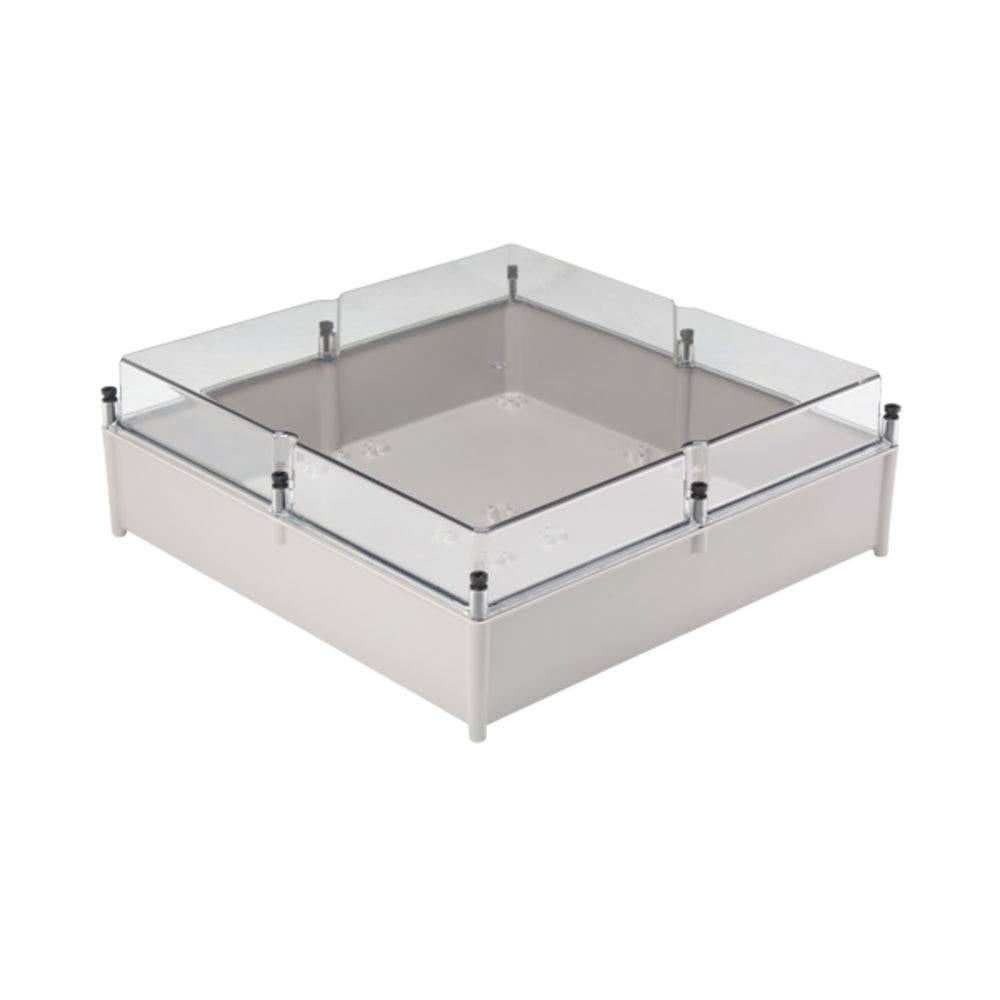Weidmüller TBF 60/60/21 TRSP 9502870000 Universele behuizing 605 x 603 x 210 Polyester Lichtgrijs, Transparant 1 stuk(s)