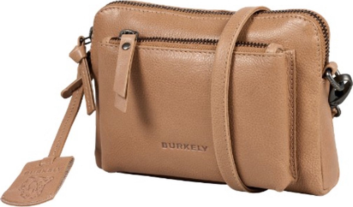 Burkely Just Jolie Dames Crossovertas Minibag - Taupe