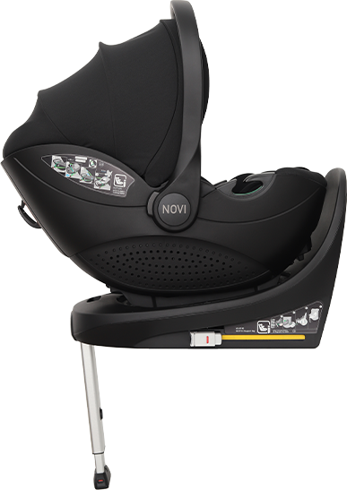 Novi Baby Autostoel  Joy Pro Glide 360° I-Size All Black&Base